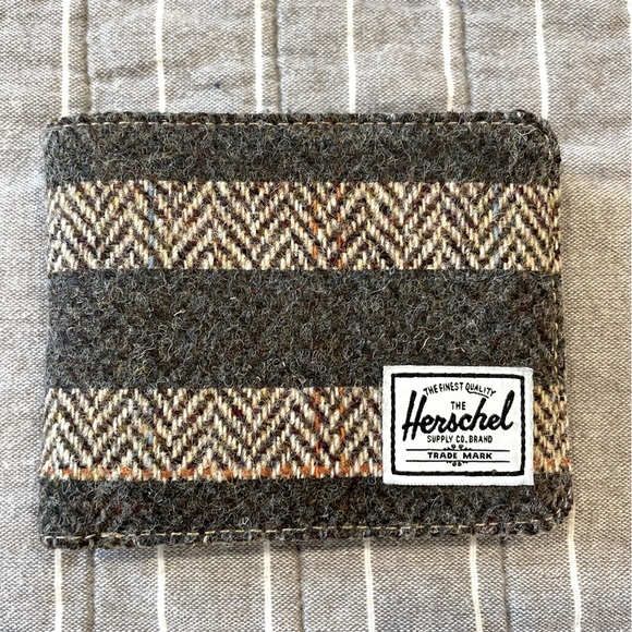 Herschel x Harris Tweed wallet